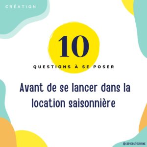 Créer ma location saisonnière